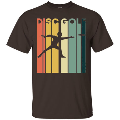 Disc Golf Retro Vintage T-shirt Dark Chocolate