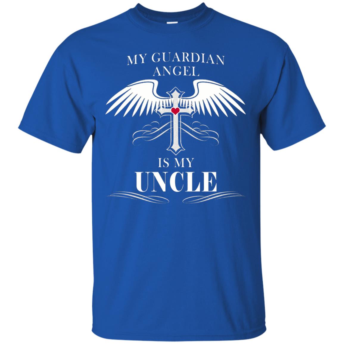 Uncle T-shirt My Guardian Angel Is My Uncle Royal
