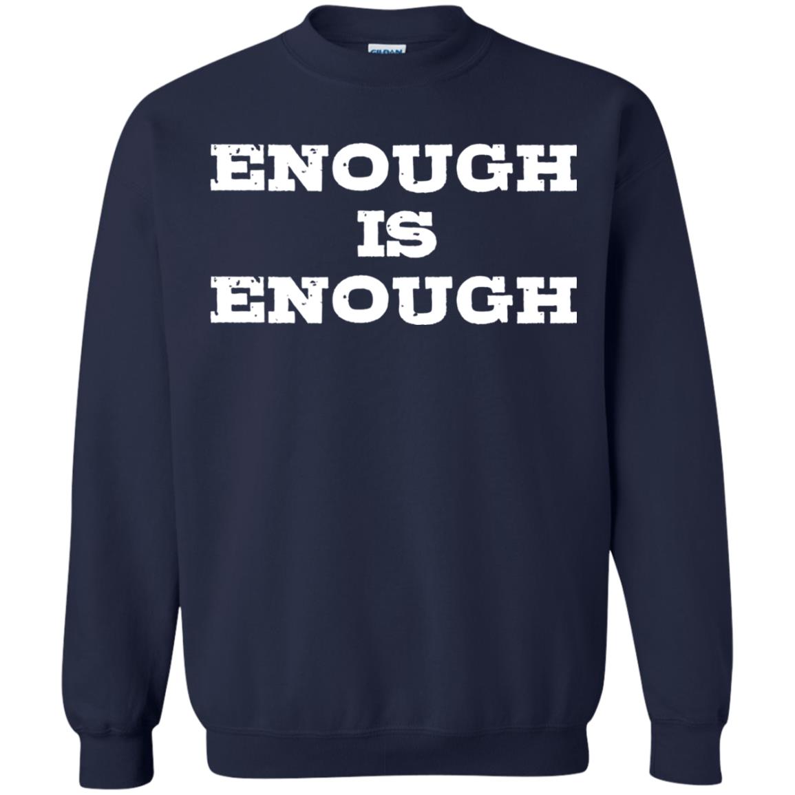Enough Is Enough Gun Control T-shirt Navy