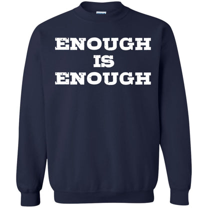 Enough Is Enough Gun Control T-shirt Navy