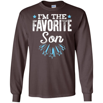I'm The Favorite Son Family T-shirt Dark Chocolate