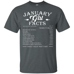 January Girl Facts Facts T-shirtG200 Gildan Ultra Cotton T-Shirt