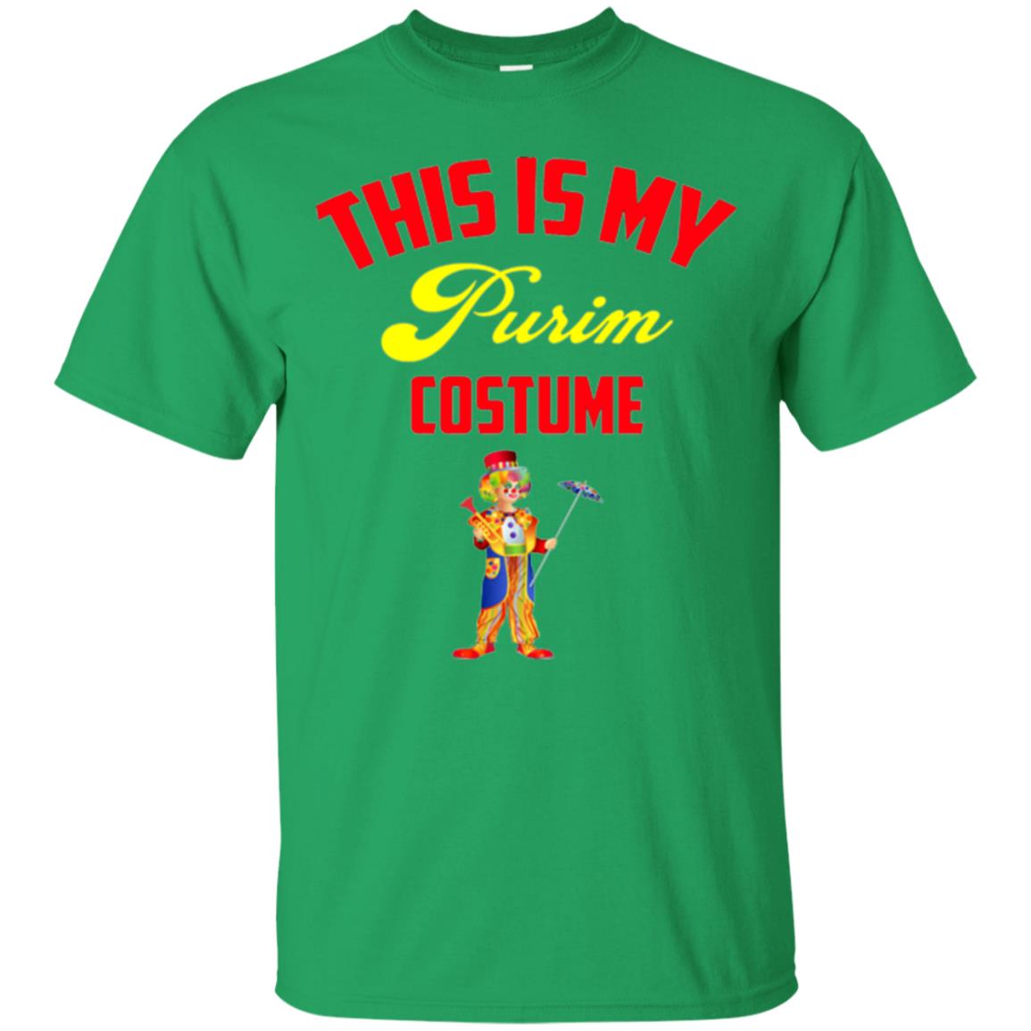 This Is My Purim Costume Purim Day T-shirt Irish Green