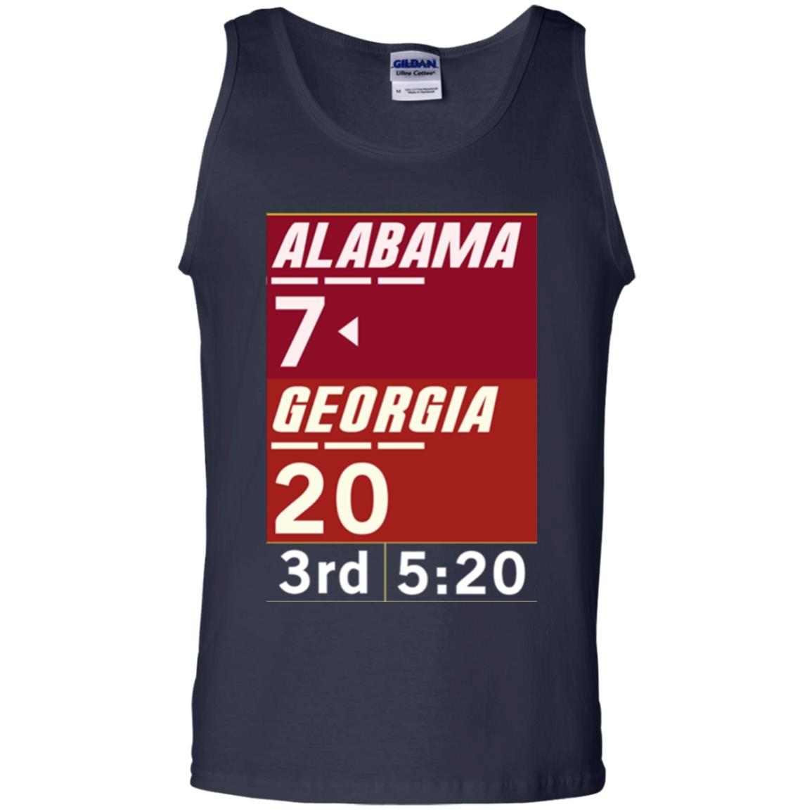 Football Lover T-shirt Alabama 26-23 Comeback Win 2-sided Navy