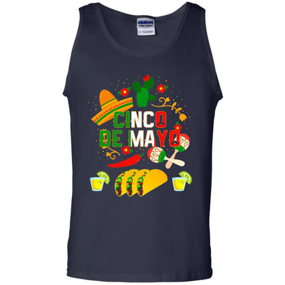 Fiesta Cinco De Mayo T-shirt Cinco De Mayo Navy