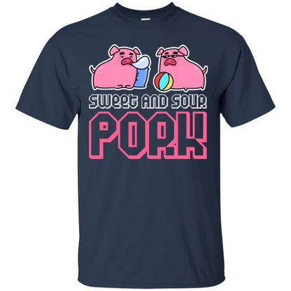 Food Lover T-shirt Sweet And Sour Pork Navy
