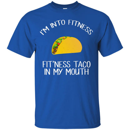 Taco Lover Shirt Fitness Taco In My Mouth Royal