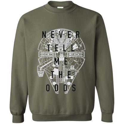 Film T-shirt Falcon Never Tell Me The Odds T-shirt Military Green