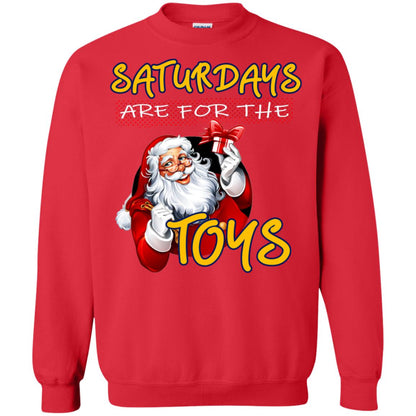 Saturdays Are For The Toys Santa X-mas Gift Shirt Red