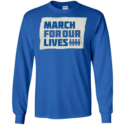 March For Our Lives Anti Gun T-shirt Royal