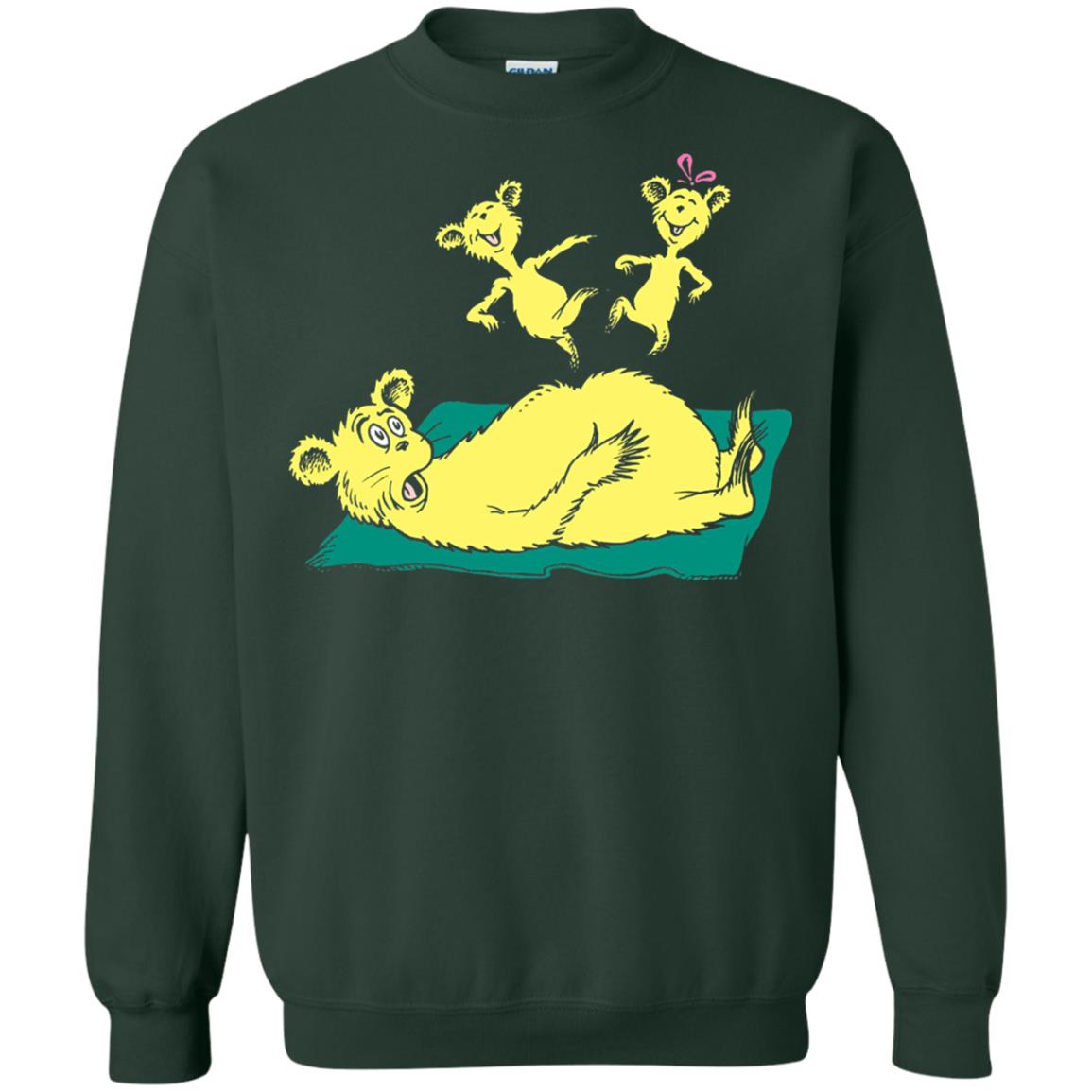 Dr. Seuss Hop On Pop Book Lover T-shirt Forest Green