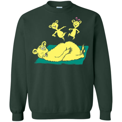 Dr. Seuss Hop On Pop Book Lover T-shirt Forest Green