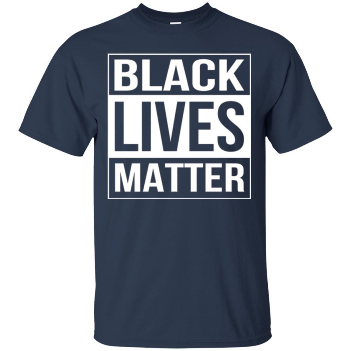 Political T-shirt Black Lives Matter T-shirt Navy