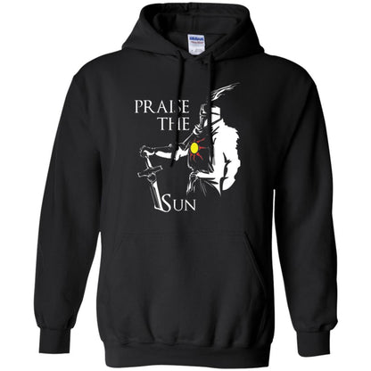 Gamer T-shirt Praise The Sun Knight T-shirt Black