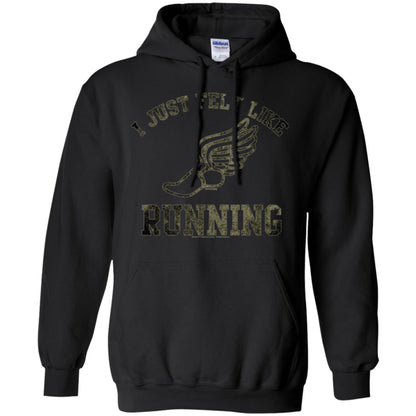 Movie T-shirt I Just Felt Like Running Black