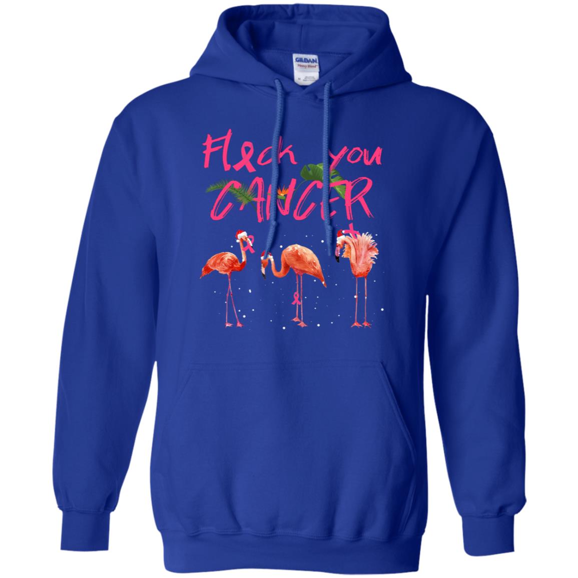 Flock You Cancer Breast Cancer Awareness Gift Shirt Royal