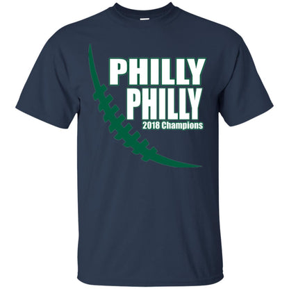 Football Lover T-shirt Philly Philly 2018 Championship Navy