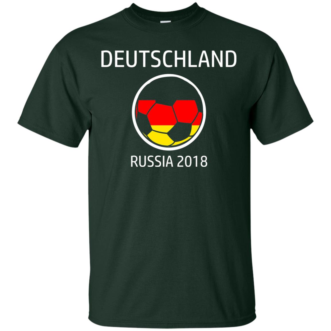 Deutschland Team Russia 2018 Soccer Fan T-shirt Forest