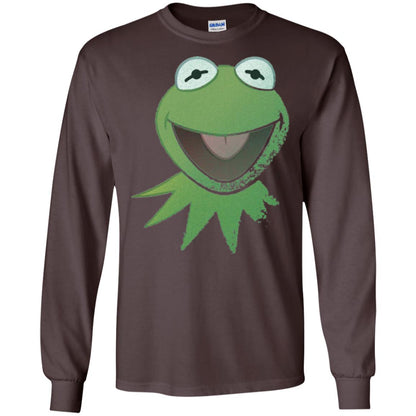 Muppets Kermit The Frog Face T-shirt Dark Chocolate