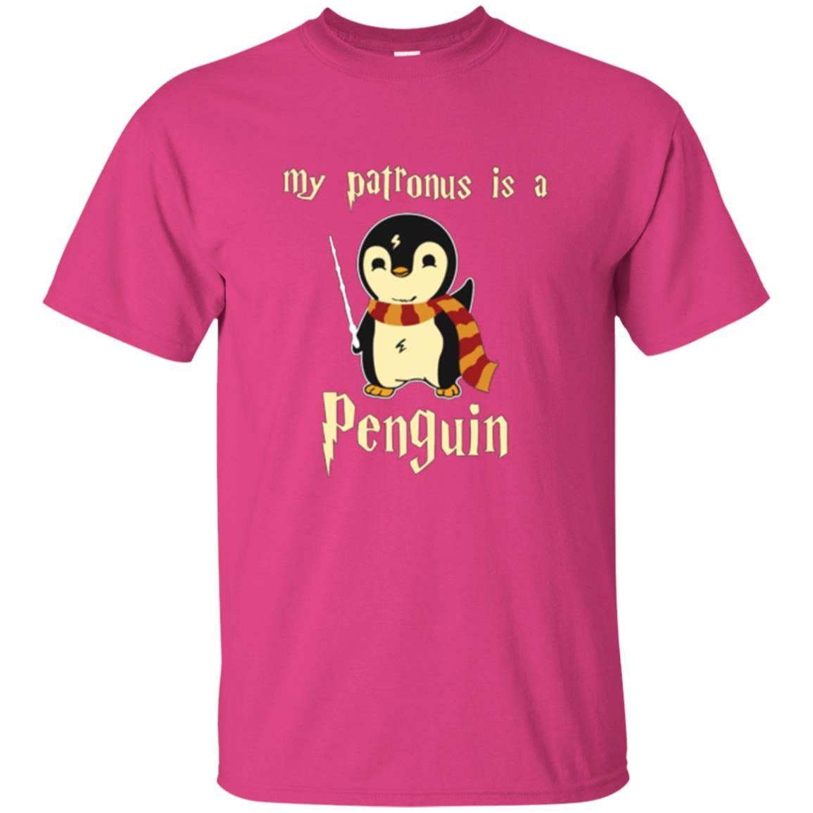 Penguin Lover T-shirt My Patronus Is A Penguin Heliconia