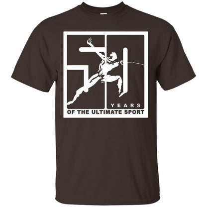 Unc Fencing Alumni Reunion 50th Anniversary Celebration Shirt Dark Chocolate