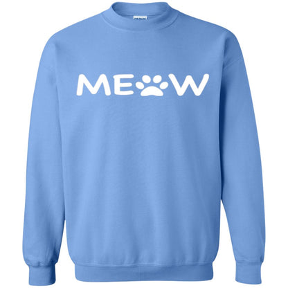 Cat Lovers T-shirt Meow Kitten Paw Carolina Blue