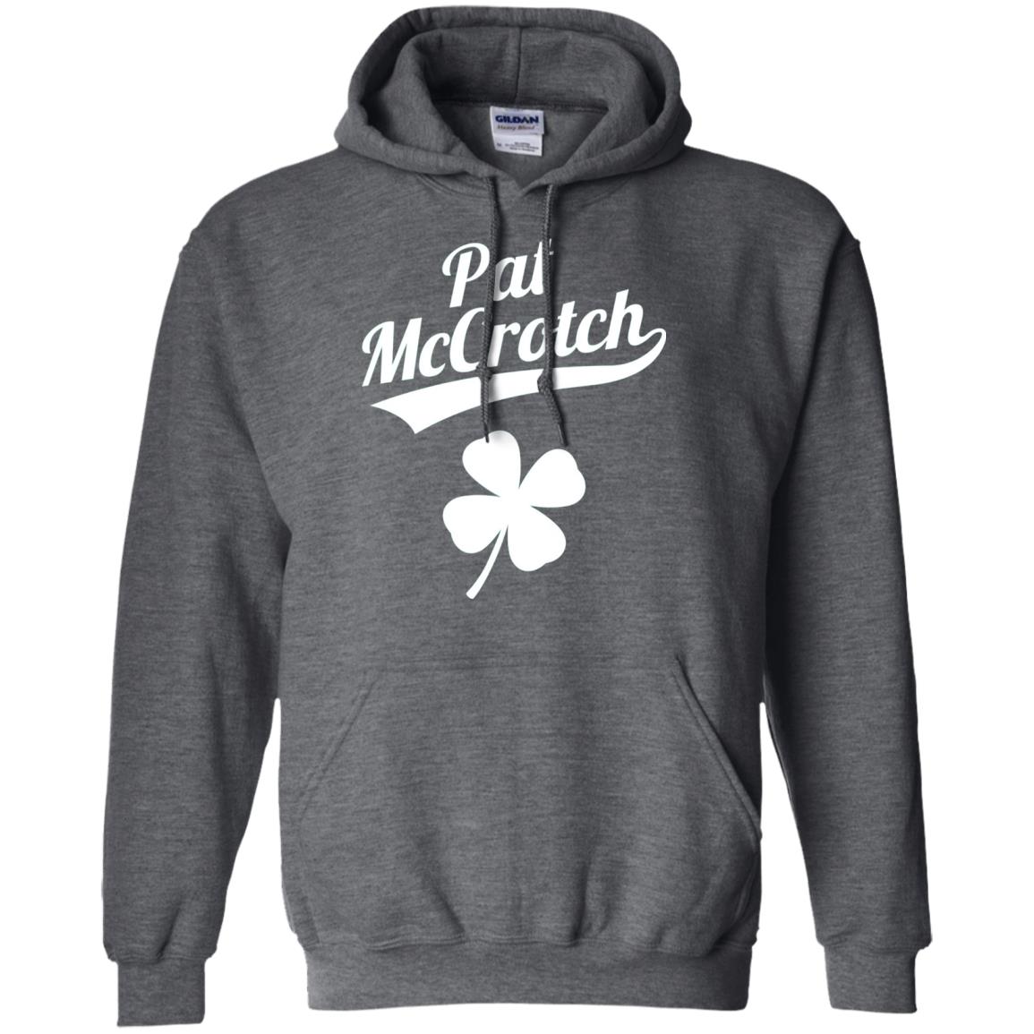 Funny Pat Mccrotch St. Patricks Shamrock T-shirt Dark Heather