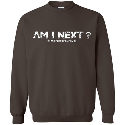 Am I Next Hash Tag March For Our Lives Gun Control T-shirt Dark Chocolate