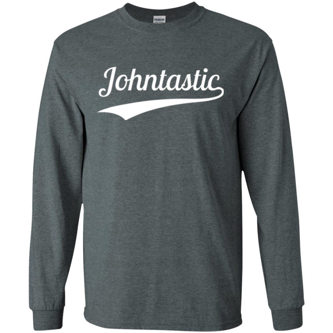 Funny John T-shirt Johntastic Dark Heather