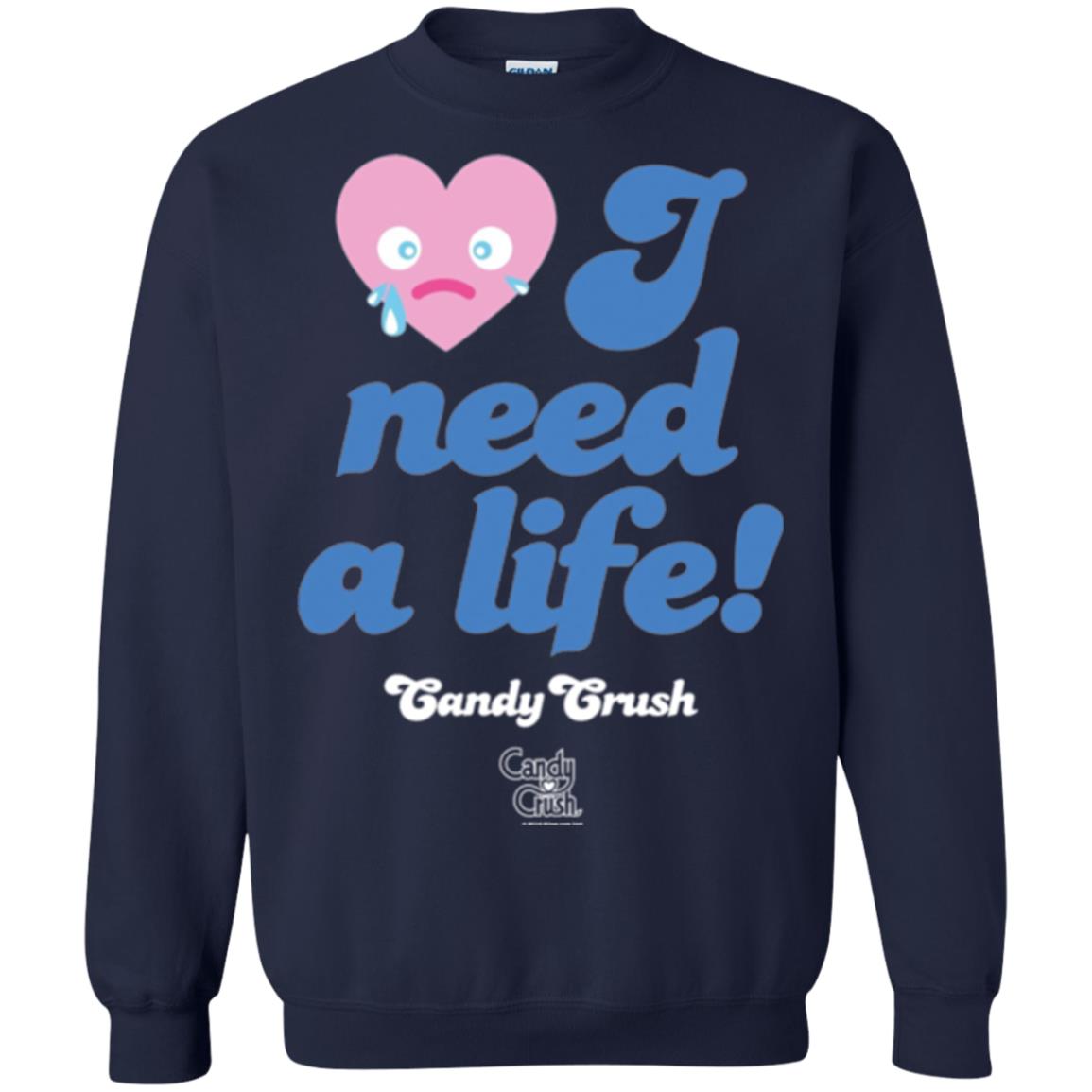 Candy Game T-shirt I Need A Life Navy