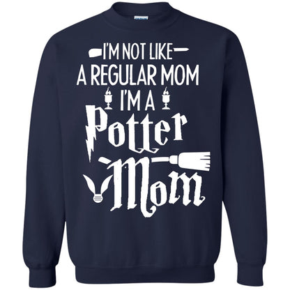 I'm Not Like A Regular Mom, I'm A Potter Mom Harry Potter Fan Shirt Navy