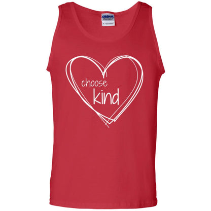 Anti-bullying T-shirt Choose Kind In White Heart Red