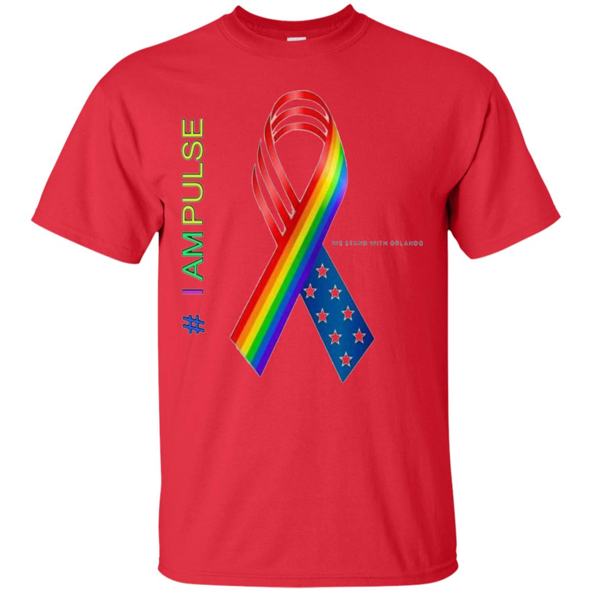 We Stand With Orlando Remembrance Lgbt Shirt Red