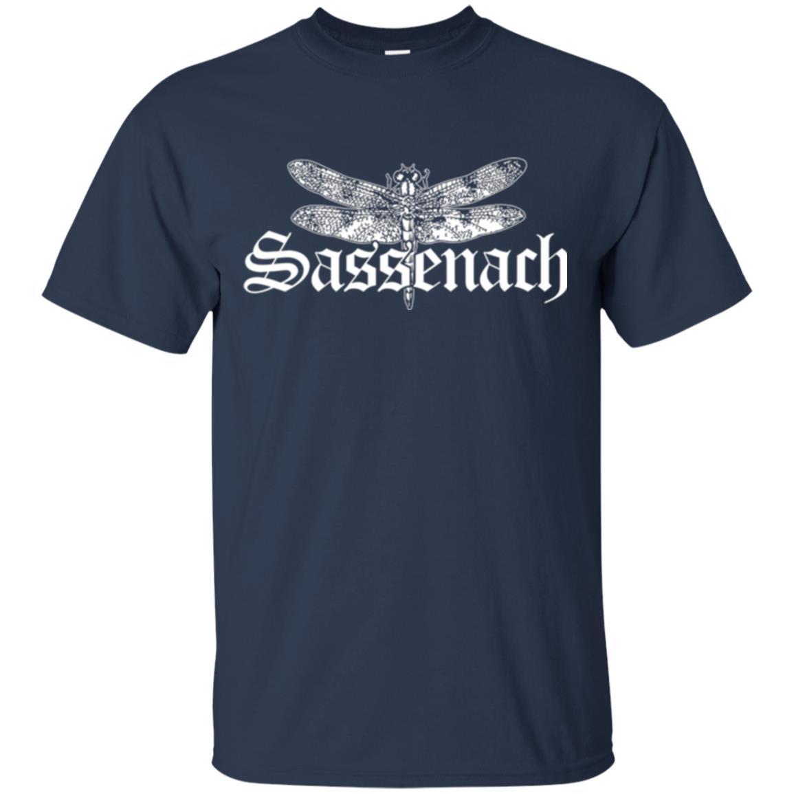 Outlander T-shirt Dragonfly Sassenach T-shirt Navy