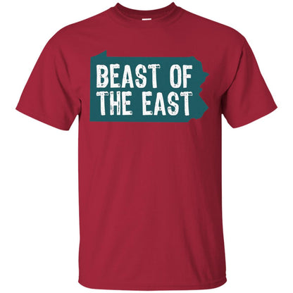 Pennsylvania State T-shirt East Beast Distressed Philadelphia Cardinal