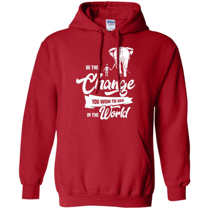 Be The Change You Wish To See In The World Shirt Red