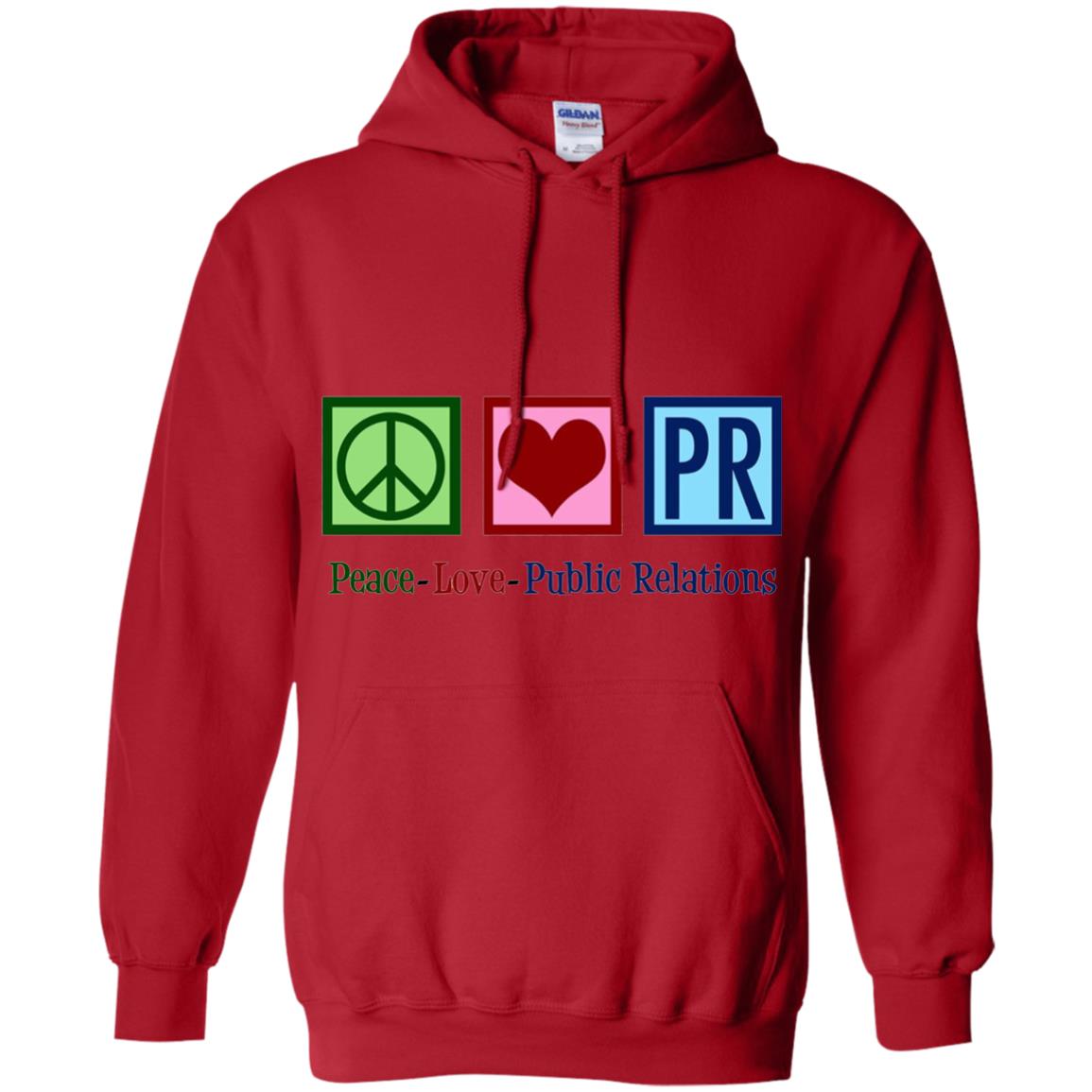 Cool Pr Public Relations T-shirt Red
