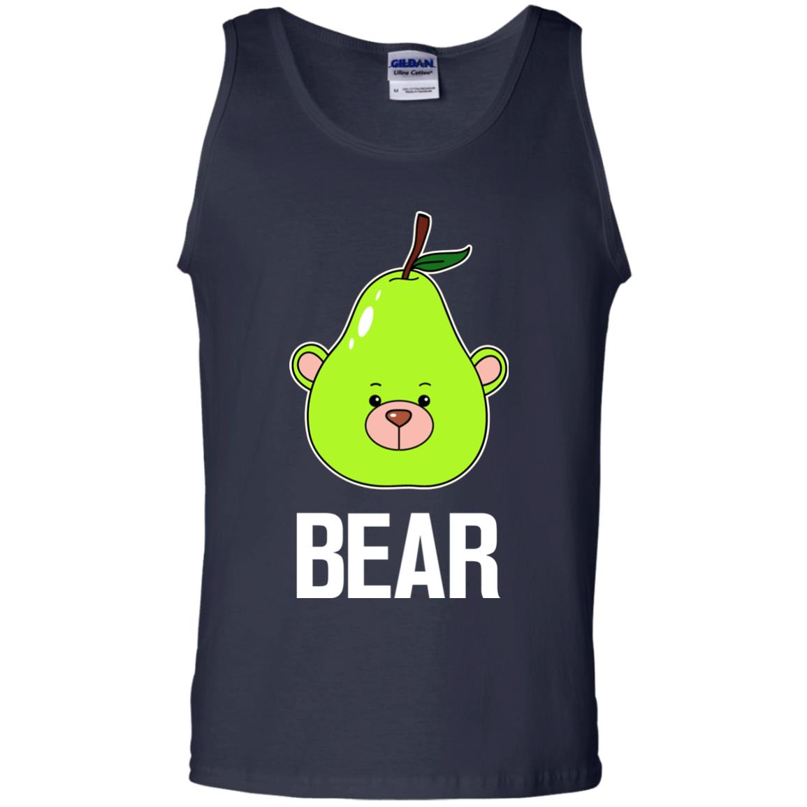 Bear Funny Summer Melon Fruit Shirt Navy