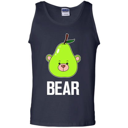 Bear Funny Summer Melon Fruit Shirt Navy