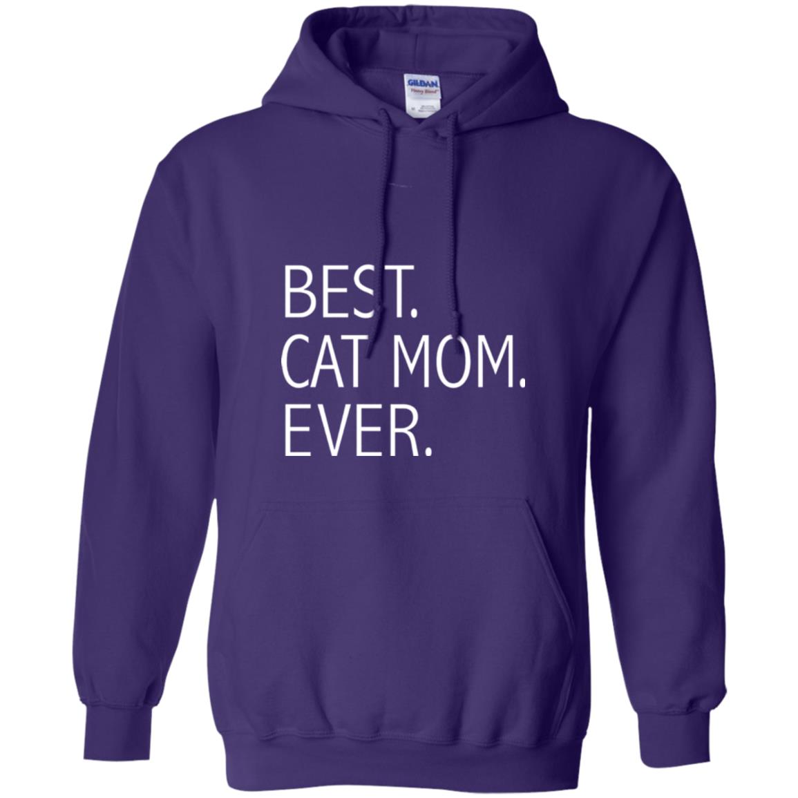 Funny Best Cat Mom Ever T-shirt Cute Cat Lady Purple