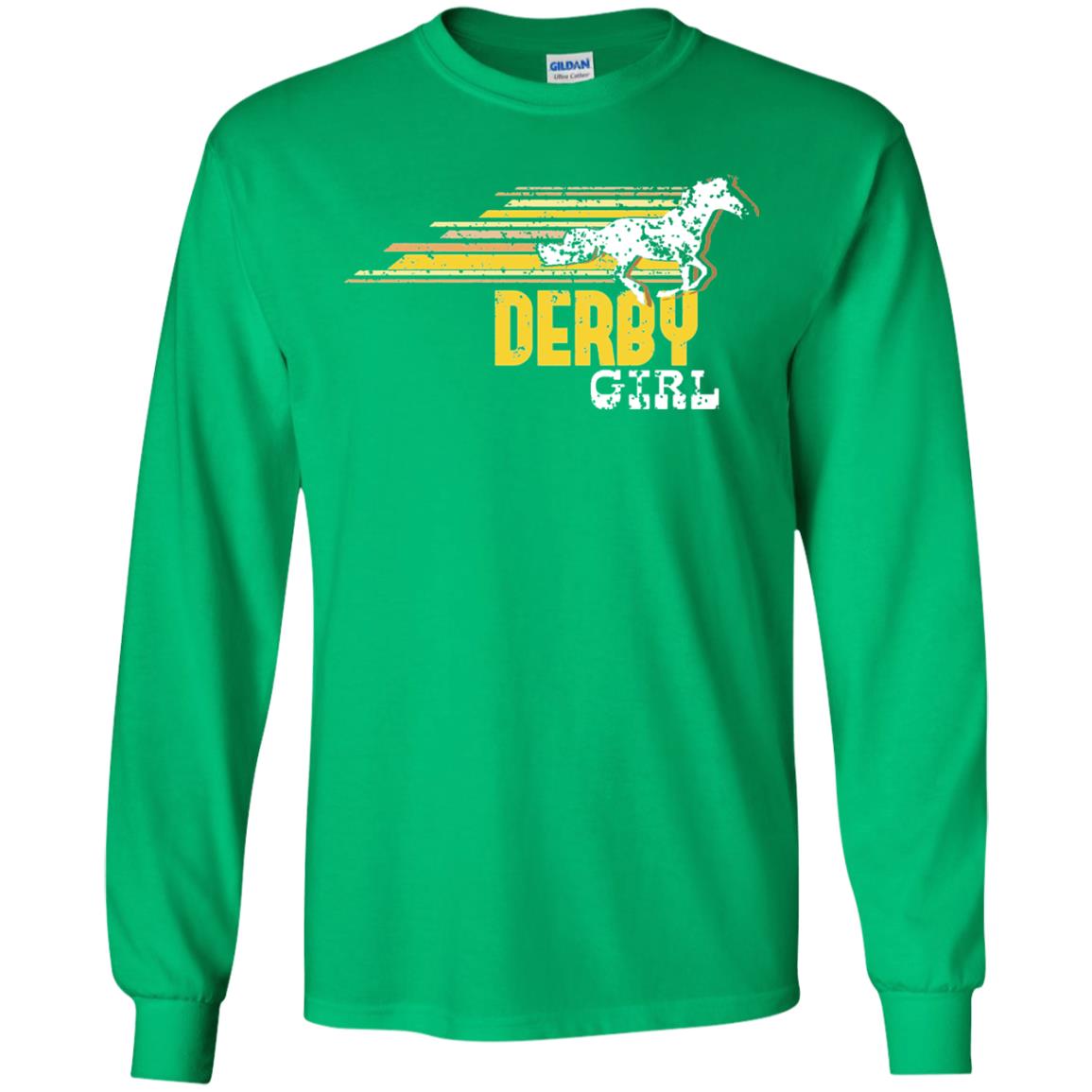 Derby Girl Derby Women Horse Race Shirt Irish Green