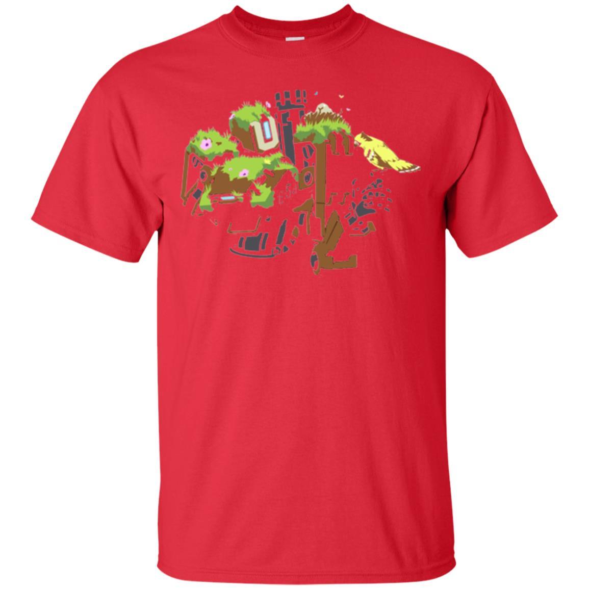 Film T-shirt Bastion Overgrown Spray T-shirt Red