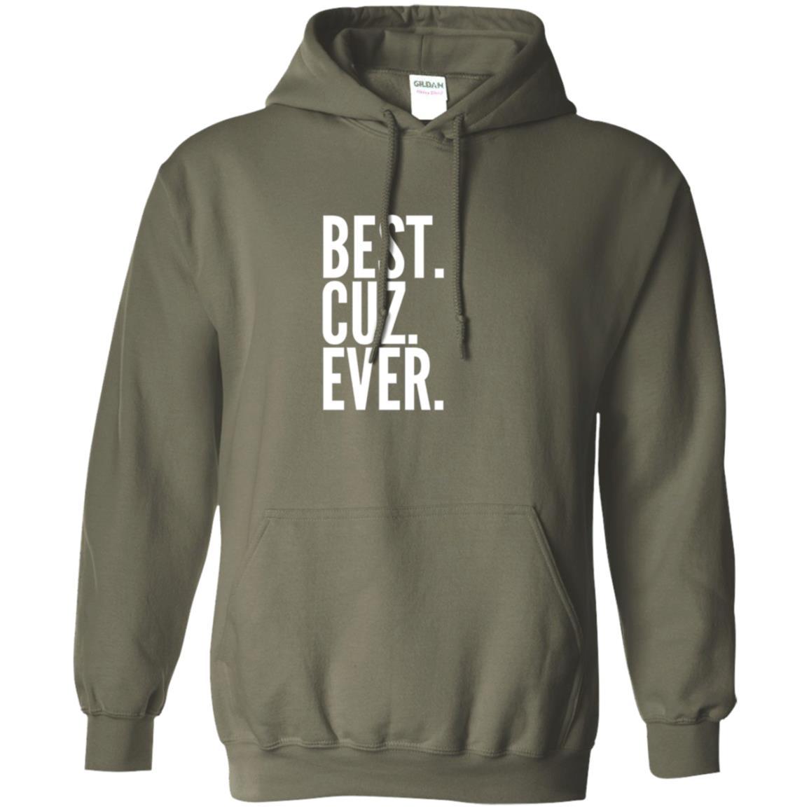 Family T-shirt Best Cuz Ever Military Green
