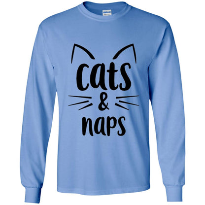 Cats And Naps Lovers T-shirt Carolina Blue