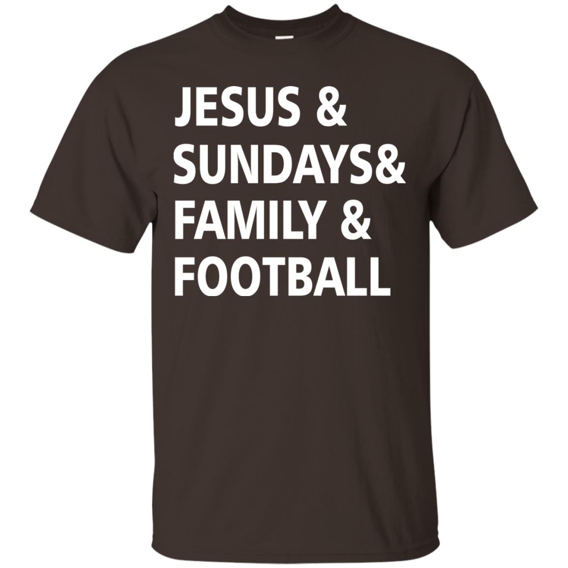 Jesus Sundays Family Football Shirt Dark Chocolate