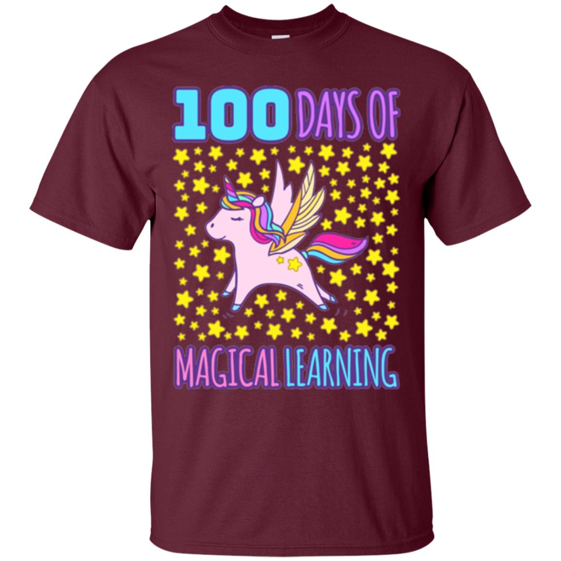 Children T-shirt Adorable 100th Day Of School Maroon