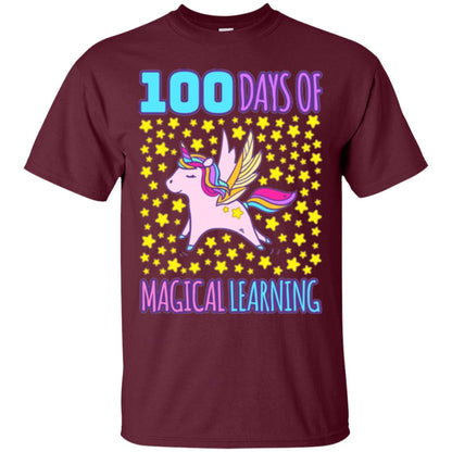 Children T-shirt Adorable 100th Day Of School Maroon