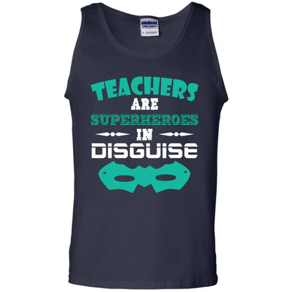 Teachers Are Superheroes In Disguise Movie Lover T-shirt Navy