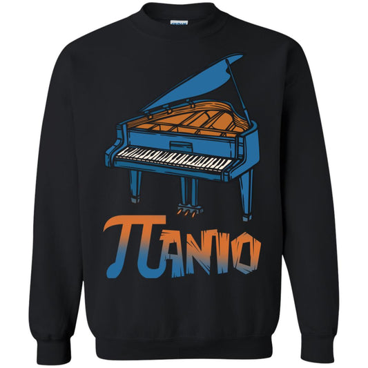 Pi Day T-shirt Funny Piano Lover Black