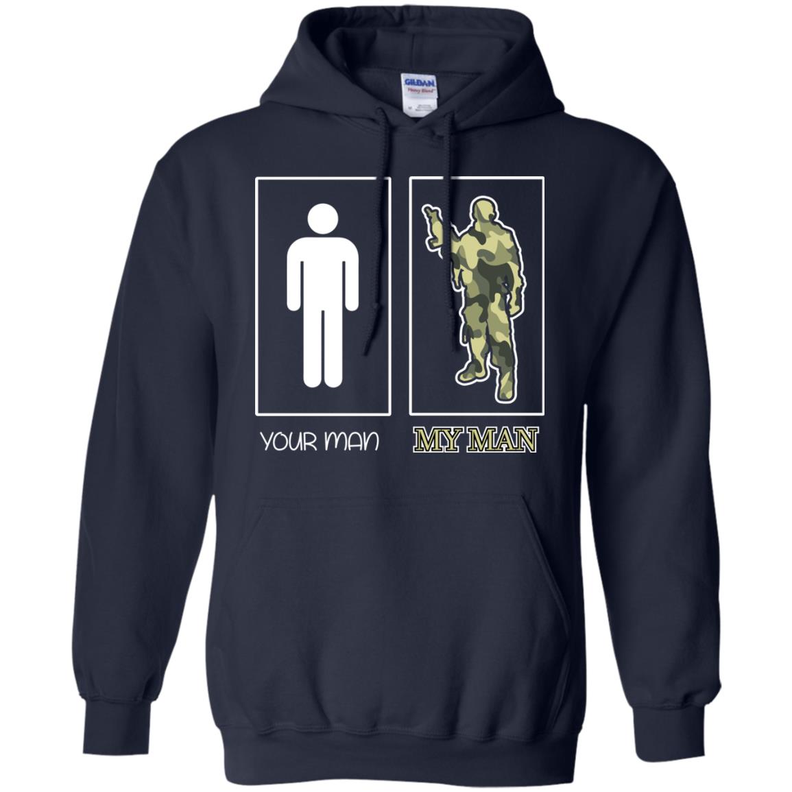 Your Man My Man Military Shirt Navy